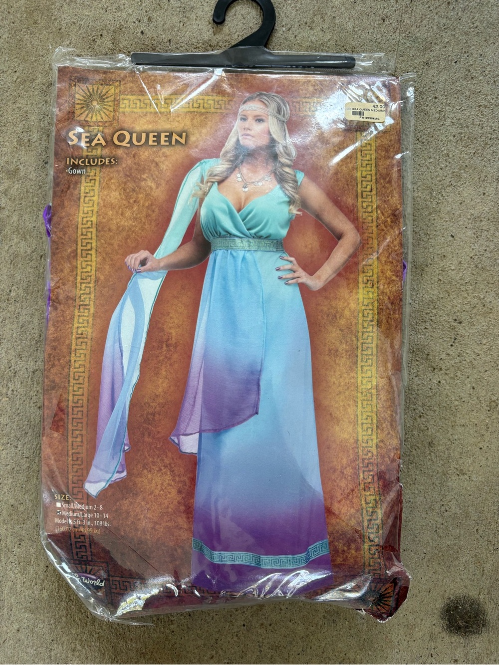Godess costume gown